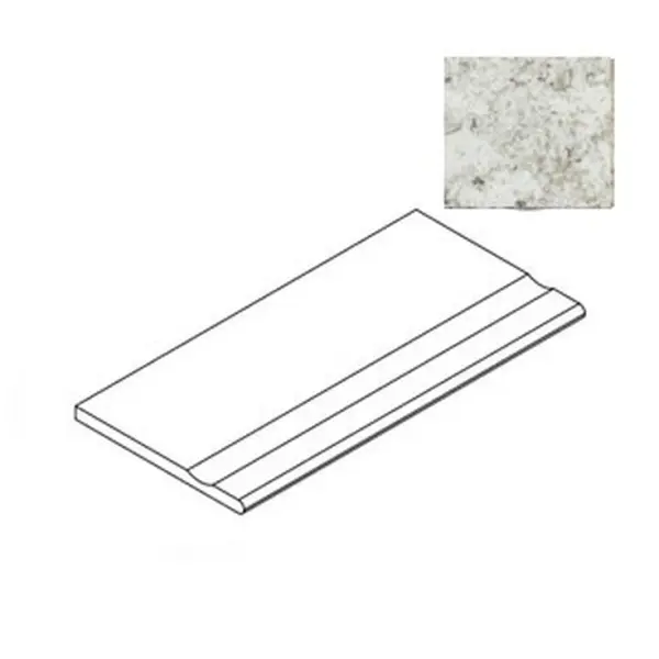 Atlas Concorde Russia Forte Dei Marmi Quark 620090001122 Brazilian White Bordo Pisc 30x60