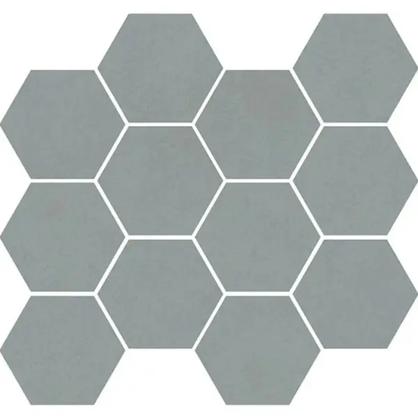 Ceramica Fioranese Alchimia 0THC6M1 Grey Blue Esagoni 23x27 - керамическая плитка и керамогранит