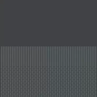 Mutina Tape RETA45 Grainy Half Black 20,5x20,5