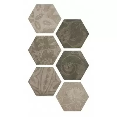 Argenta Hexagon Patchword Cold 25x22