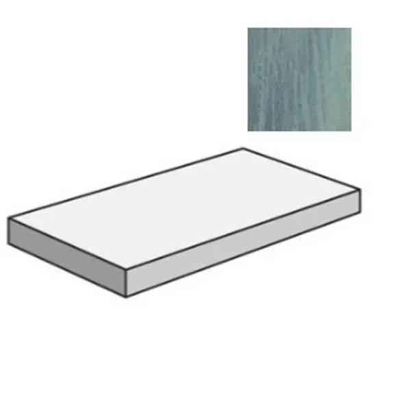Sant Agostino Dripart CSAGDDVG12 Gradone Angolare Dx Verdigris 33x120