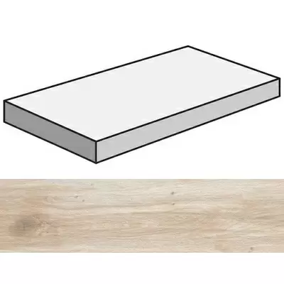 Casalgrande Padana Tavolato Angolare Grano 120x33