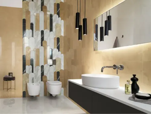 Fap Ceramiche Roma Gold fQMV Archs Inserto Mix 2 100x120 - керамическая плитка и керамогранит
