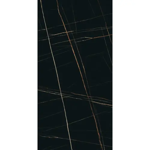 Delfone Laurent Black Gold Matt Спеченный камень 6mm 120x240