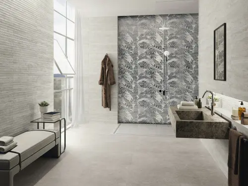 Ape ceramica Travertino Cenefa Sabba Matt Gold 8x25