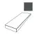 ABK Poetry Net 0018028 Angolare Top Sx Coal Nat 32x120 - керамическая плитка и керамогранит
