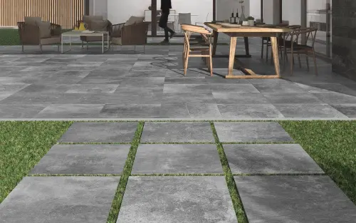 Zerde tile Etna Dark Grey рельеф 30x60