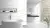 Bris Ceramic Sahara Noir White Glossy 60x120