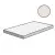 Sant Agostino Set CSAGSSCW90 Gradone Ang 90 SX Concrete White 33x90