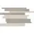 Abk Docks Mosaico Brick White Silver 30x40 Abk Docks Mosaico Brick White Silver 30x40