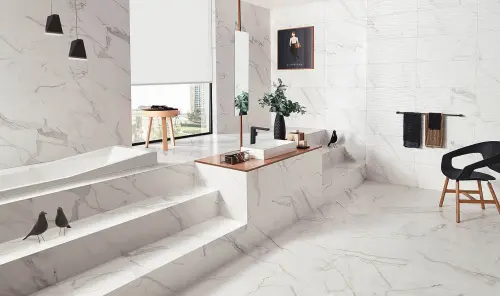 Love ceramica (Love Tiles) Precious Gorgeous Сalacatta Rett 35x100