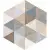 Vives Rift Hexagono Fingal 23x26.6 Vives Rift Hexagono Fingal 23x26.6