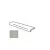 Impronta italgraniti I Cementi FL0595I Elemento L Incollato Greige 16,5x60