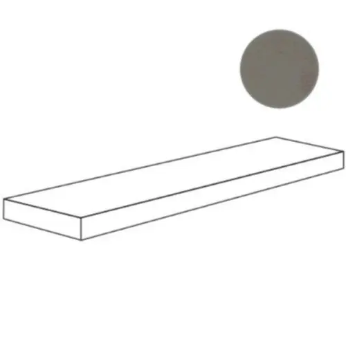ABK Crossroad Chalk 0001224 Angolare Top Sx Smoke Ret 32x120 - керамическая плитка и керамогранит