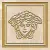 Versace Meteorite 47305 Firma Medusa Lappato Miele/Oro 9,8x9,8