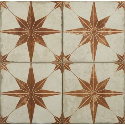 Etili Seramik Patchwork Scintilla Papryka Orange Pre-Cut 45x45