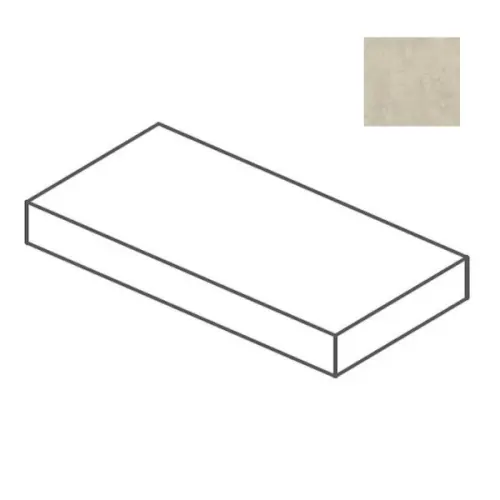 Impronta italgraniti Calcis CL03L882AA Elemento L Angolare Visone 80x80 - керамическая плитка и керамогранит