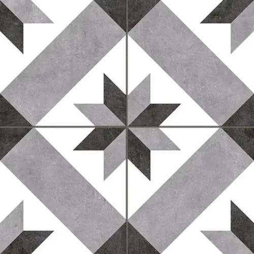 Etili Seramik Patchwork Nero Pre-Cut 45x45