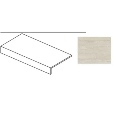 Impronta italgraniti Dorset DR03LBA2A6 Beige Vein Cut Elemento a L 20mm 60x120
