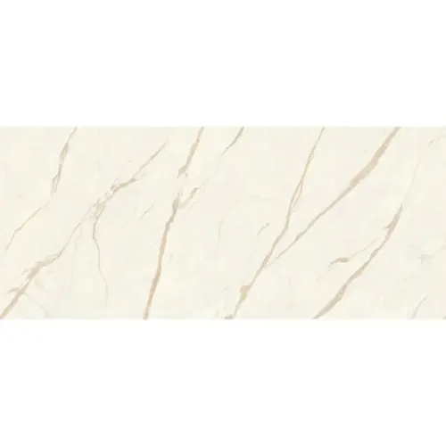 Impronta italgraniti Marble Touch MT01XPL Calacatta Extra Lap SQ 6mm 120x280 - керамическая плитка и керамогранит