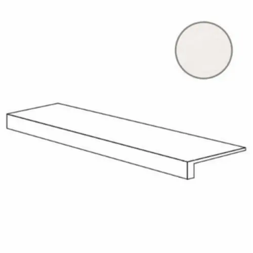 ABK Crossroad Chalk 0001217 Gradone Top White Ret 32x120 - керамическая плитка и керамогранит