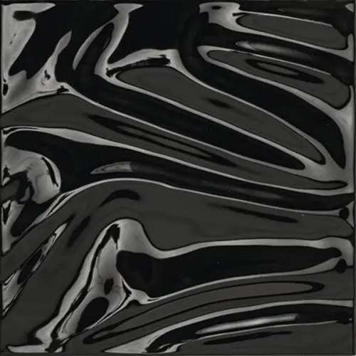 Iris Ceramica Diesel Vynil 563303 Black glossy 20x20