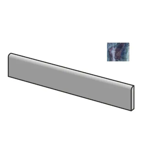 Sant Agostino Star CSABSMPY60 Battiscopa Marble Purple Kry 7,3x60