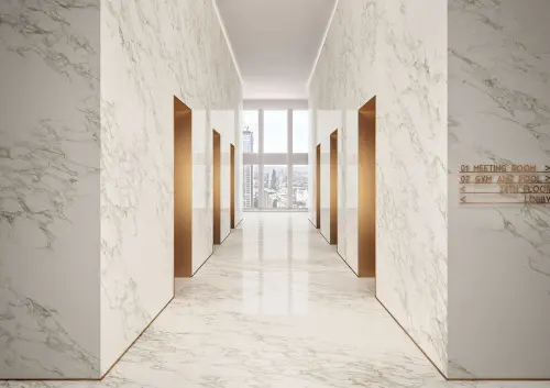 Impronta italgraniti Marble Experience MB04EAM Sahara Noir List. Mix 20x120