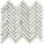 La Fabbrica Ceramiche Jungle Stone 154303 Spina Di Pesce Bone 33,5x30