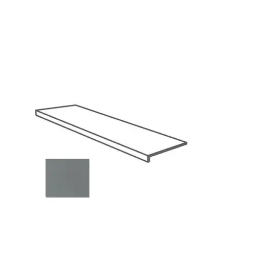 Impronta italgraniti Nuances NU03G5R Gradone con Toro Antracite 30x120