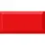 Absolut Keramika Monocolor Rojo Biselado Brillo 7.5x15