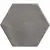 Ribesalbes Geometry Hex Grey Matt 15x17.3