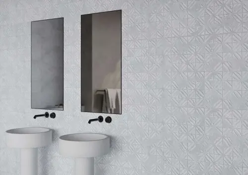 Ibero Ethereal Decor White (set 2 pzs 30*90) 60x90 - керамическая плитка и керамогранит