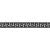 Versace Villa 49056 Fascia Greca Nero-Platino Naturale 7,1x58,5 Versace Villa 49056 Fascia Greca Nero-Platino Naturale 7,1x58,5