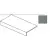 Impronta italgraniti Nuances NU03LBA2A Antracite Elemento a L 20mm 60x120
