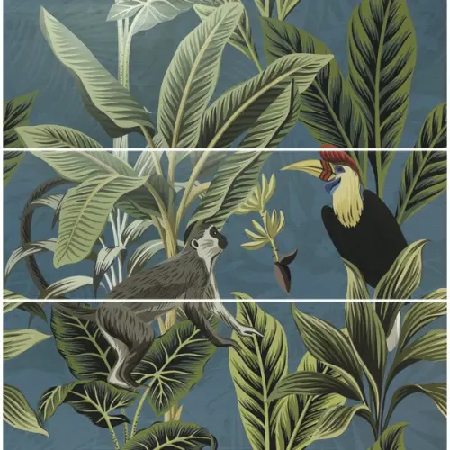 Ape ceramica Silk Set (3) Abc Toucan Blue Заказ только комплектом из 3 шт 40x120