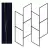 Flaviker PI.SA Supreme Evo 0008867 Twist Noir Laurent Lux 30x30
