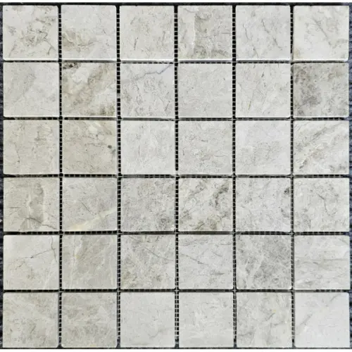Pixel mosaic Каменная PIX 332 Tundra Grey Полированная 6mm 30,5x30,5