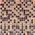 Bonaparte Мозаика стеклянная Crystal brown 30x30