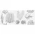 Gracia Ceramica Aqua White wall 01 25x60 Gracia Ceramica Aqua White wall 01 25x60