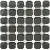 Skalini Malaga MLG-2 Черно Белая 30,5x30,5 Skalini Malaga MLG-2 Черно Белая 30,5x30,5