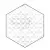 Serenissima Cir Riabita il Cotto Esagona Fabric Feng Shui 24x27.7