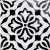 Quintessenza Ceramiche Genesi26 Antracite Lucido Deco 4 13,2x13,2