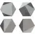 Realonda Hextangram Fabric Grey (10 видов рисунка) 33x28.5