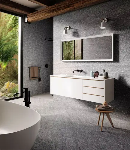 Sant Agostino Unionstone CSABDUWT60 Battiscopa Duke White 7,3x60