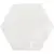 Ribesalbes Geometry Hex White Glossy 15x17.3
