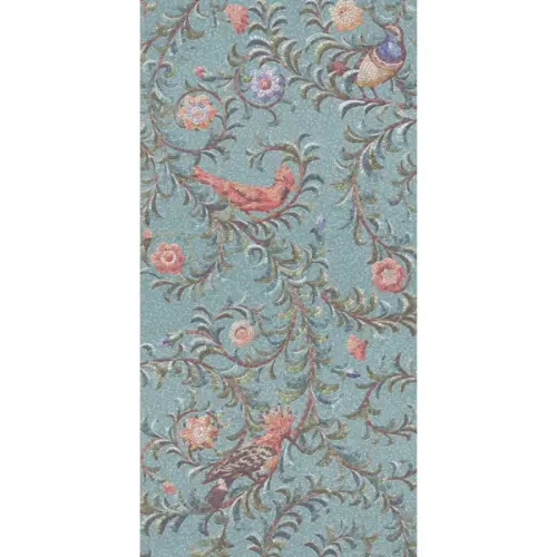Kerama Marazzi Райский сад KMP2STA004BR3X Бирюзовый матовый обрезной (из 3-х частей 60x119,5) 119,5x180 - керамическая плитка и керамогранит