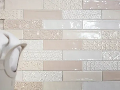 Quintessenza Ceramiche Memento Cipria Lucido 5x20