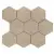 Gardenia Orchidea Mood Mosaico Esagoni Salt 55132 40x35