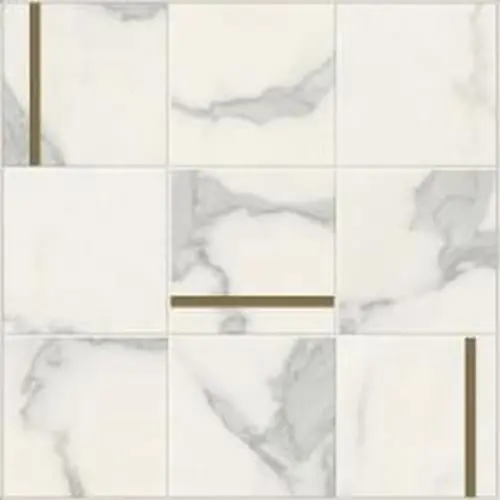 Caesar Anima Futura AGER Majestic White Composizone N Brass 30x30